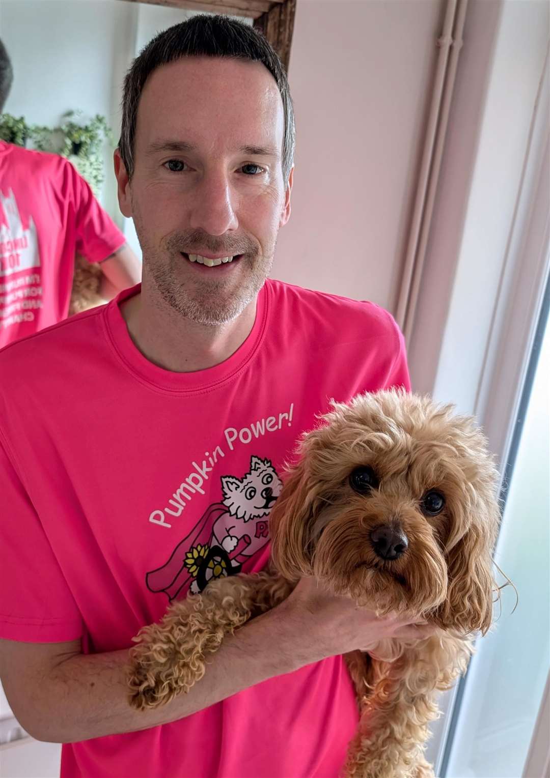 Gavin will tackle a 10km run to raise money for the animal charity.