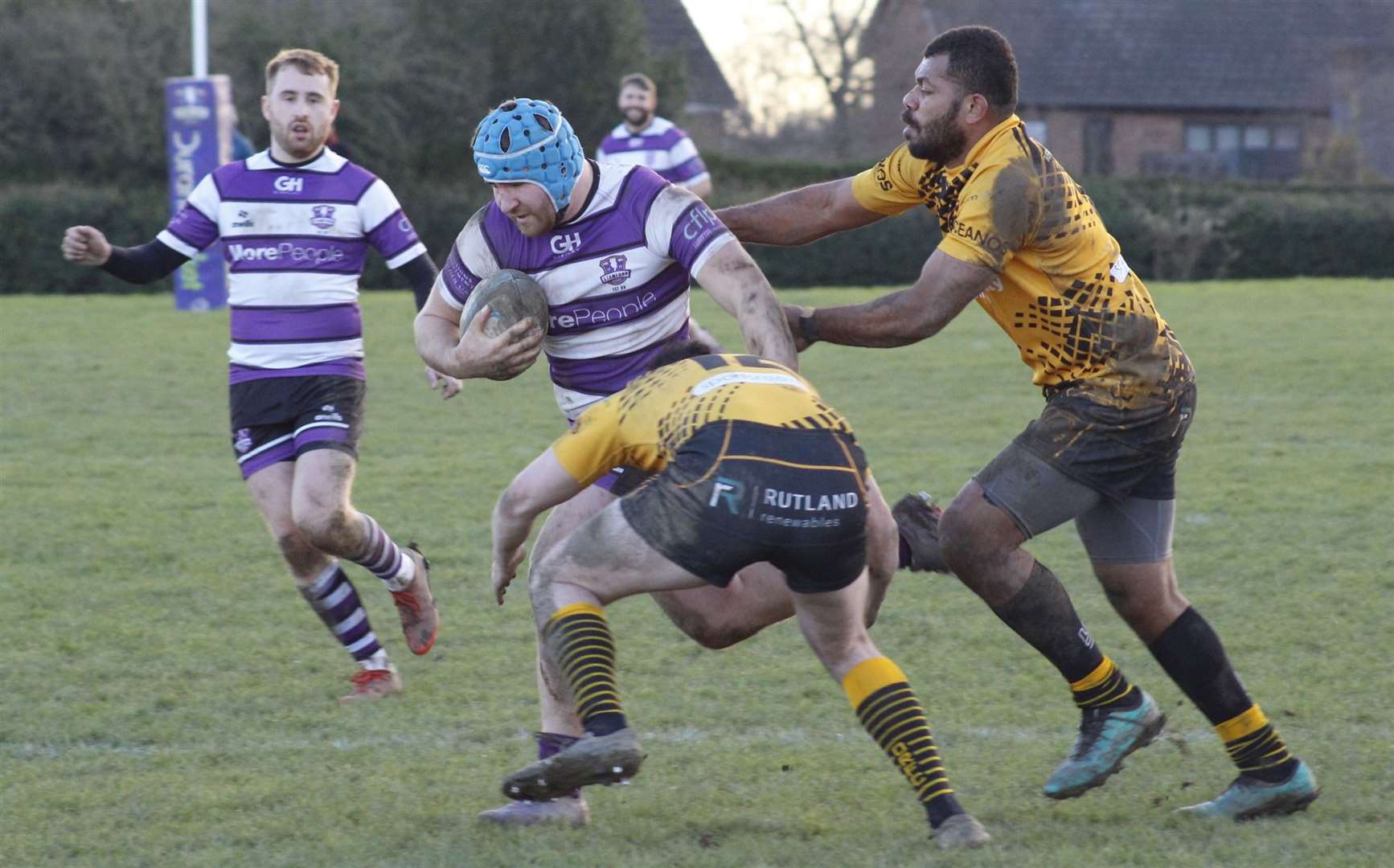 Stamford were winners in the derby against Oakham on Saturday. Photo: Darren Dolby
