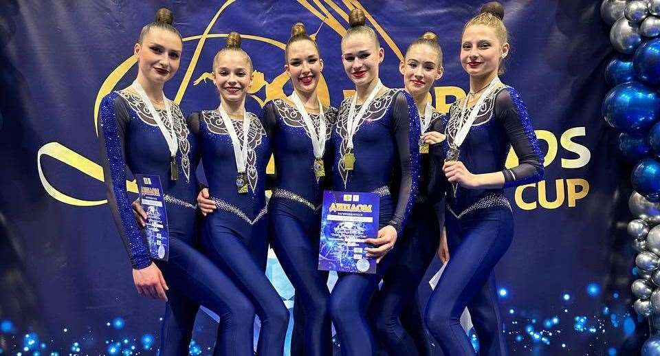 Gaya with her Kharkiv teammates were finalists at the national championships