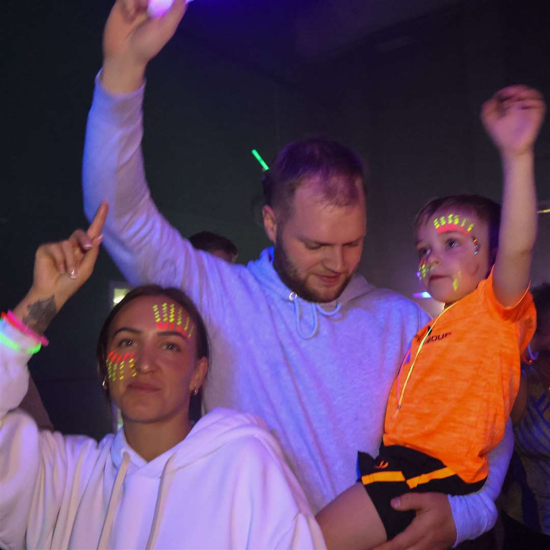 Families getting in the rave spirit. Photo: HB Creative Solutions