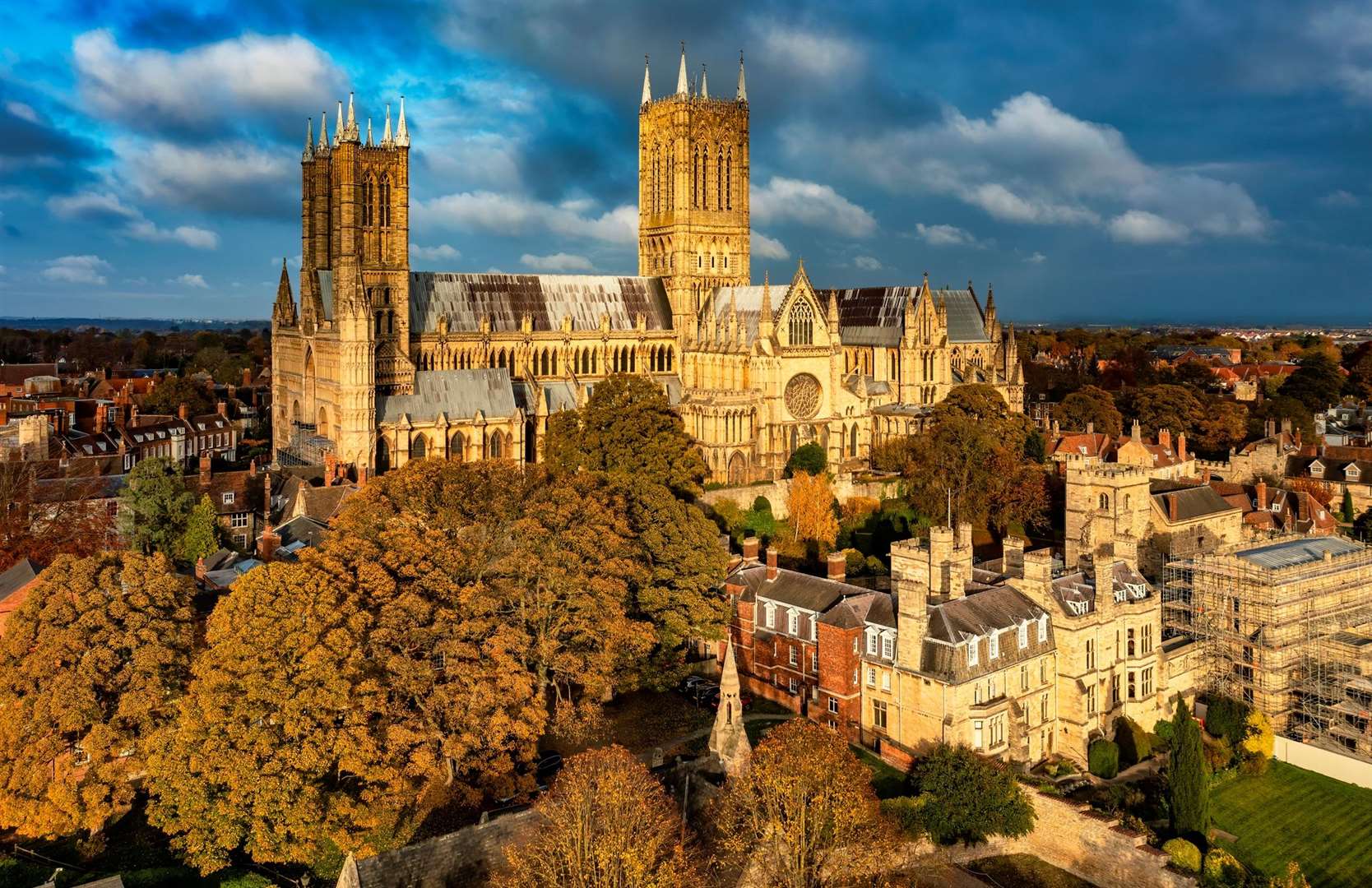 Lincoln Castle houses a Victorian prison and a copy of the Magna Carta. istock image