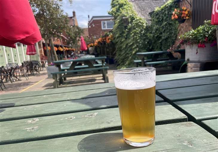 A pint of Oakham Inferno. Glorious