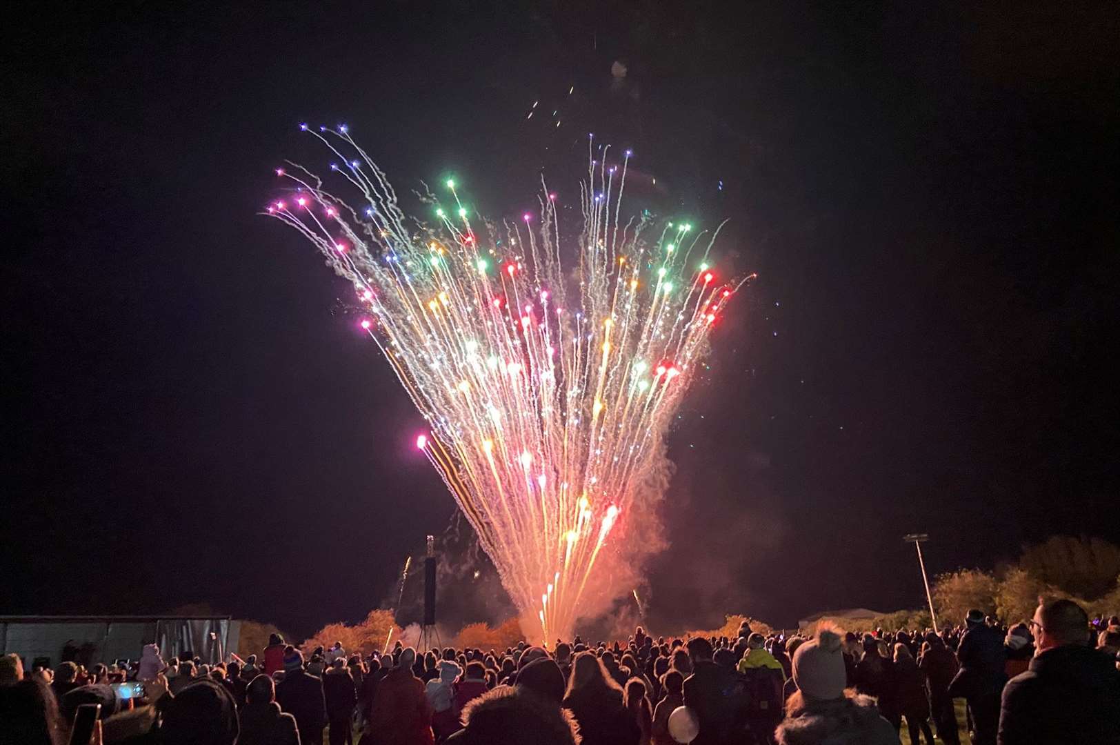 Bourne fireworks.