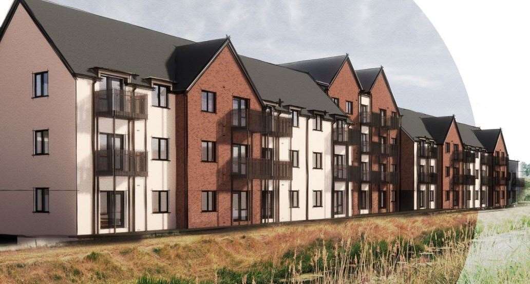 The proposed design for the extra care housing, in documents submitted by Sea Island Developments.