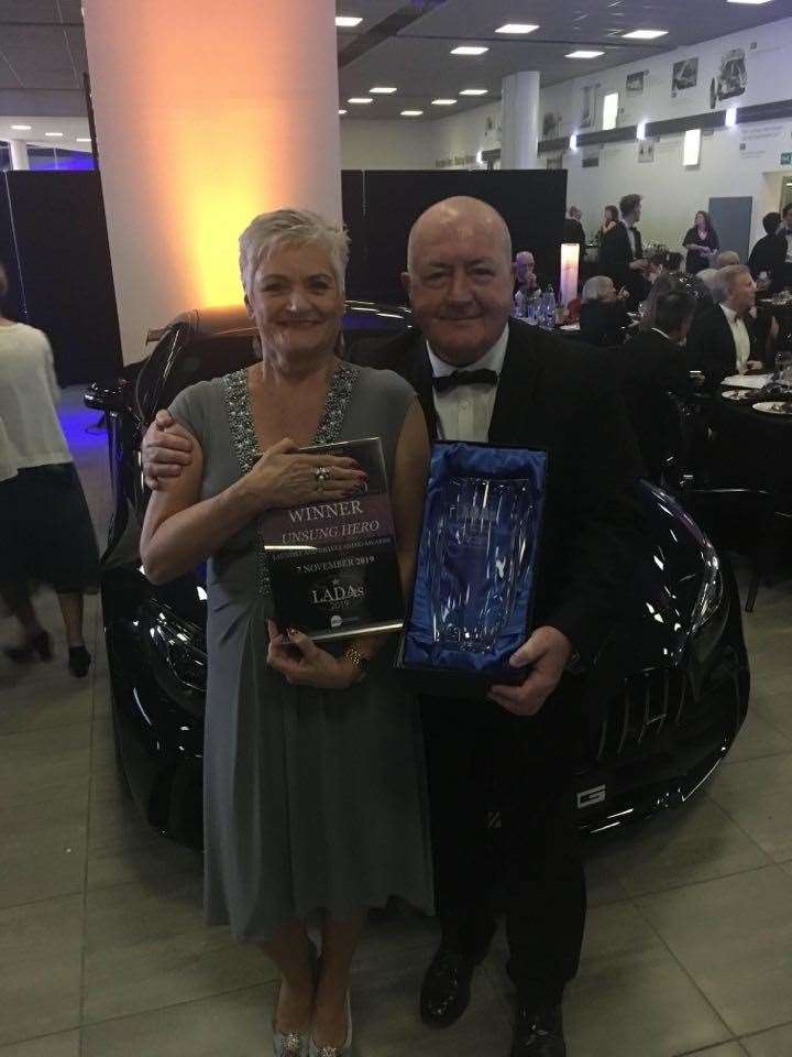 Rob Dixon with wife Angela. (32670702)