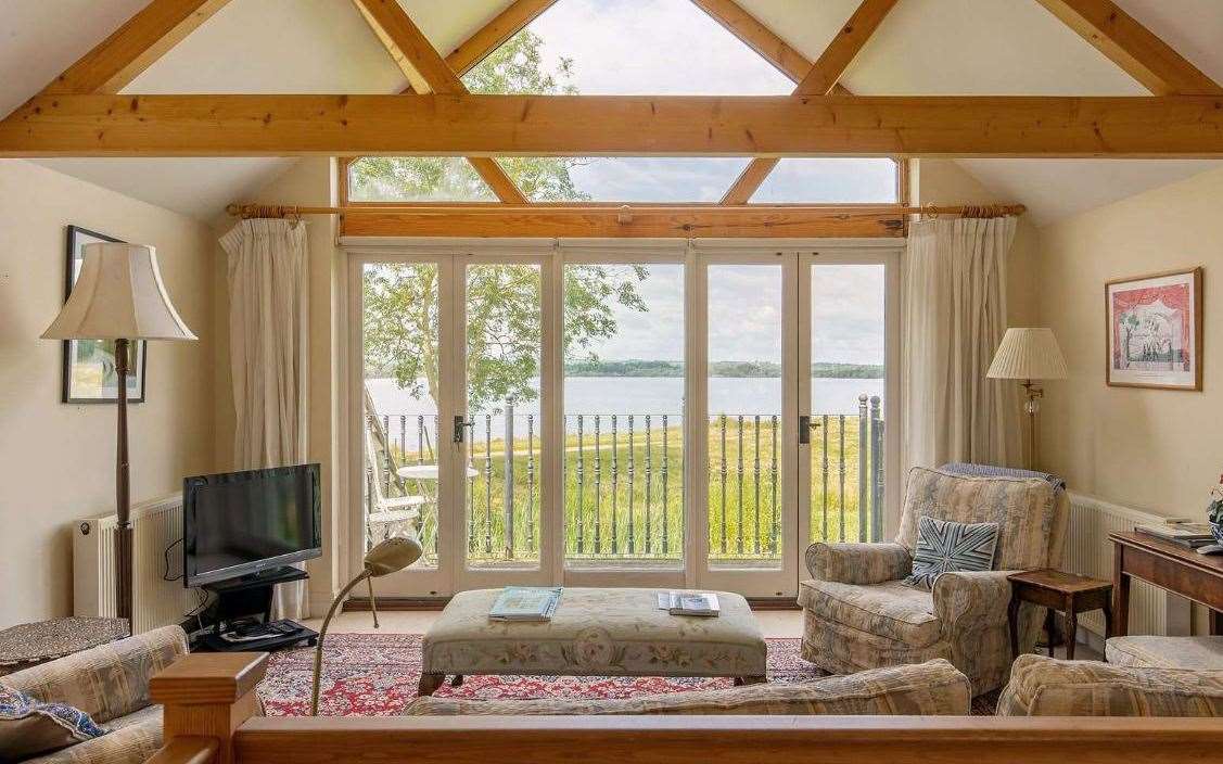 The living room in the annex. Photo: Savills