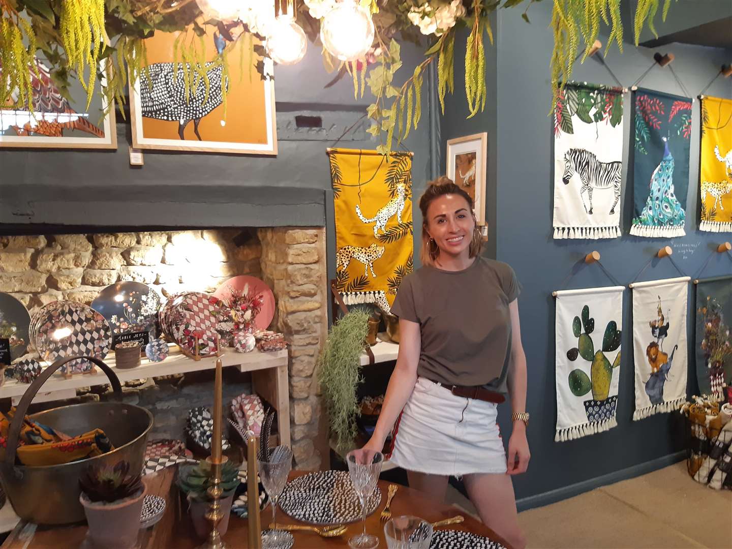 Katie Cardew at her new shop