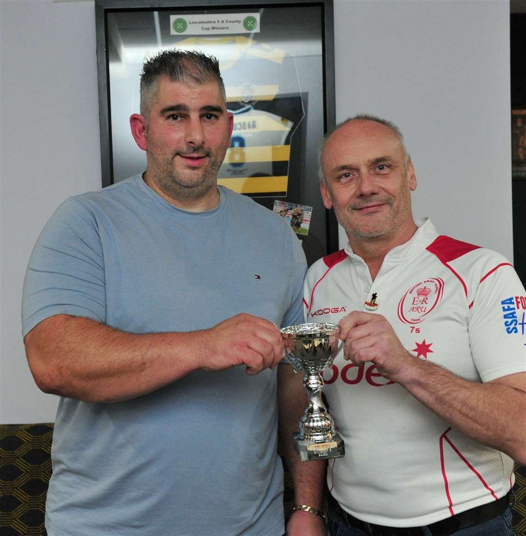 Chris Stubbings and Gary Edwards. Photo: Chris Lowndes