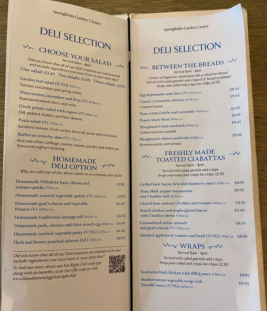 The deli selection from the menu sounded good