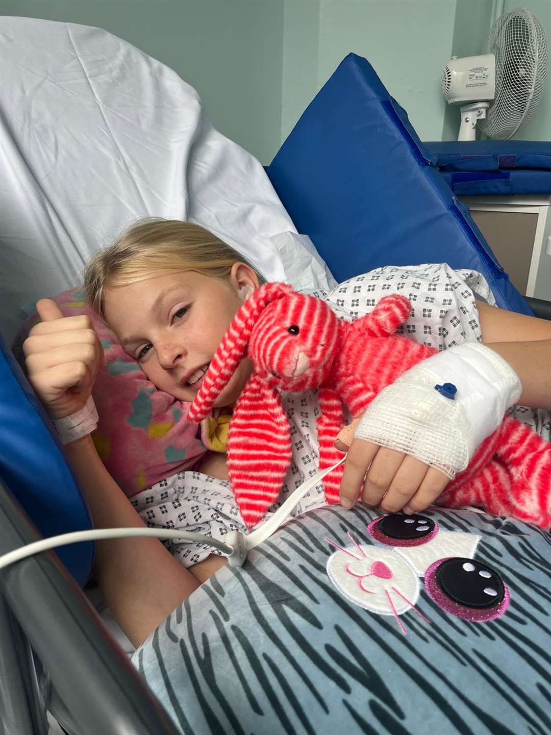 Millie Blair was diagnosed with osteosarcoma