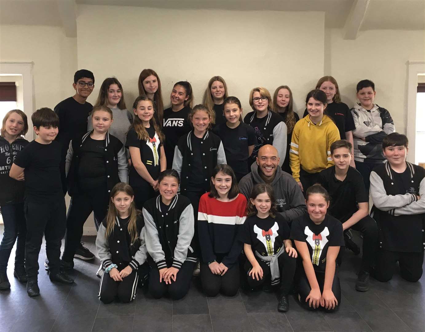 Members of the Wildcats Theatre group
