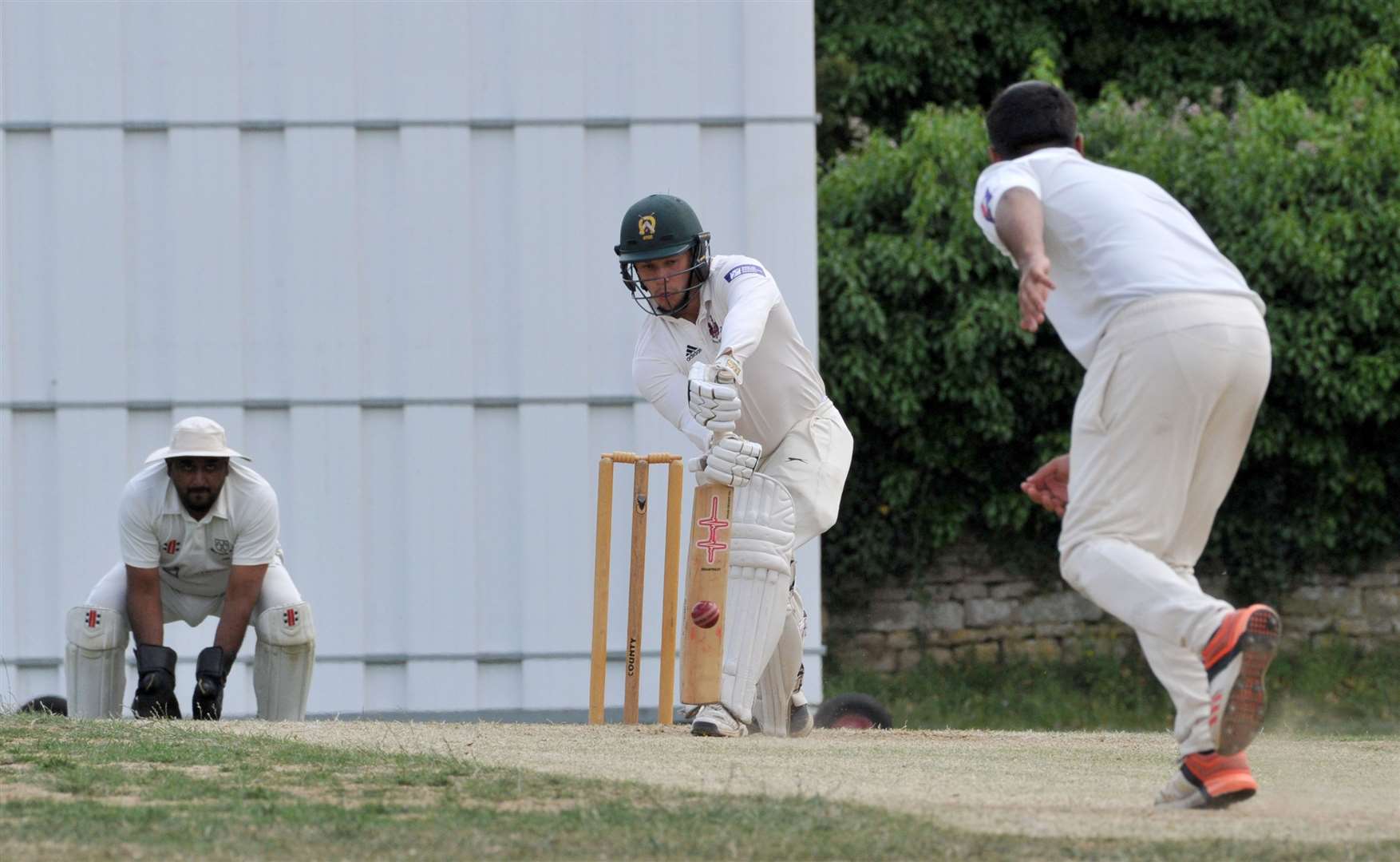 Action from Barnack's victory over Uppingham in Division One of the Rutland League. Photo: Chris Lowndes