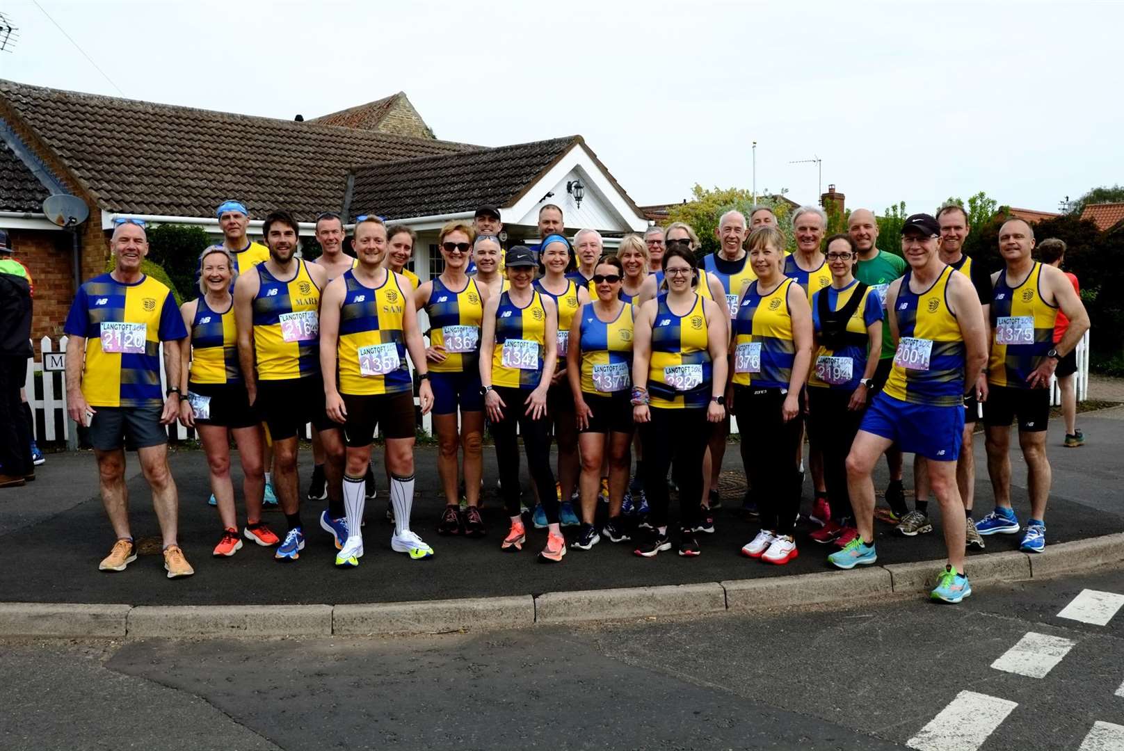 Stamford Striders at the Langtoft 10k. Photo: Stuart Hodgkinson