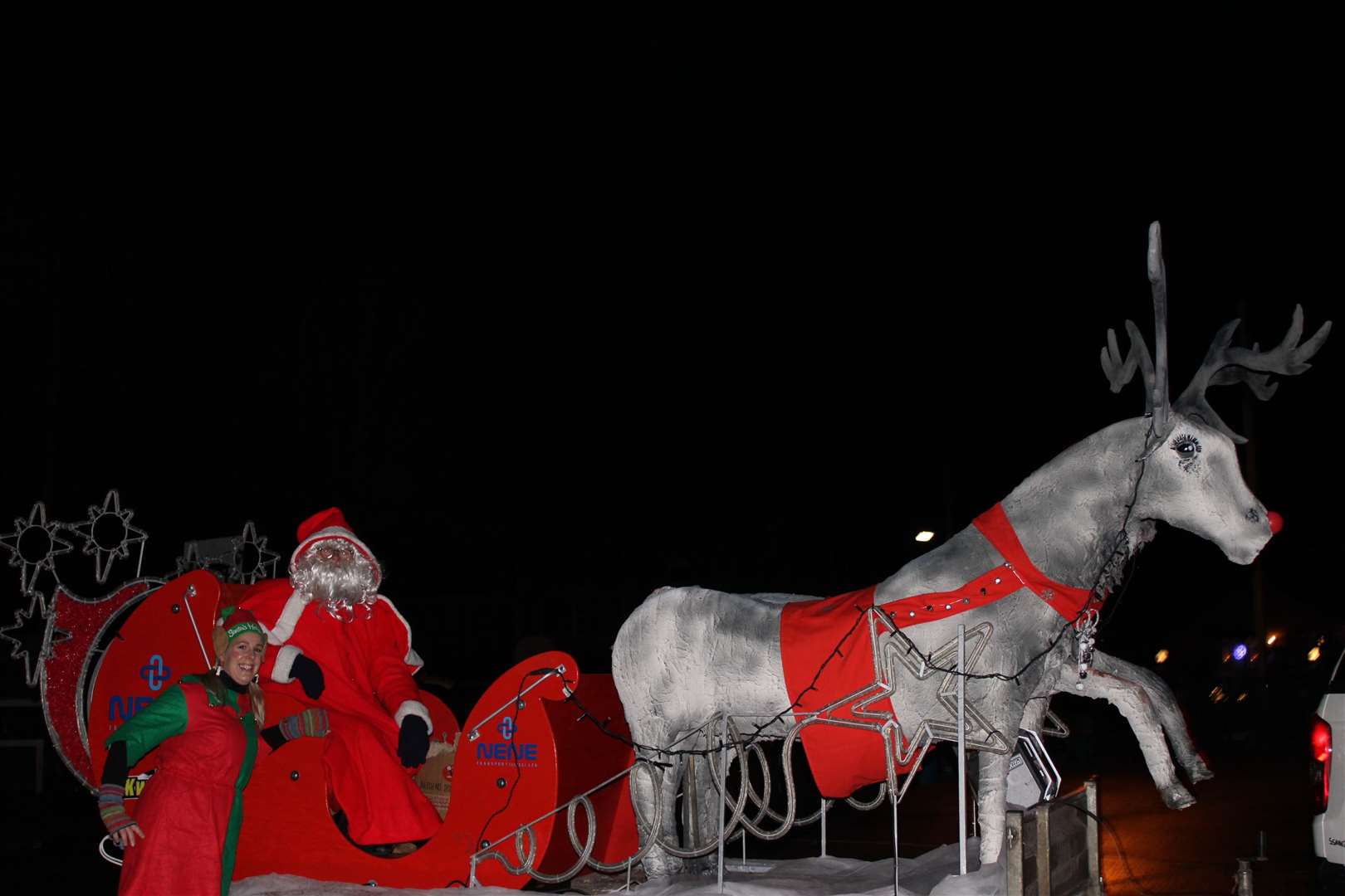Santa visits Tydd St Mary Primary School