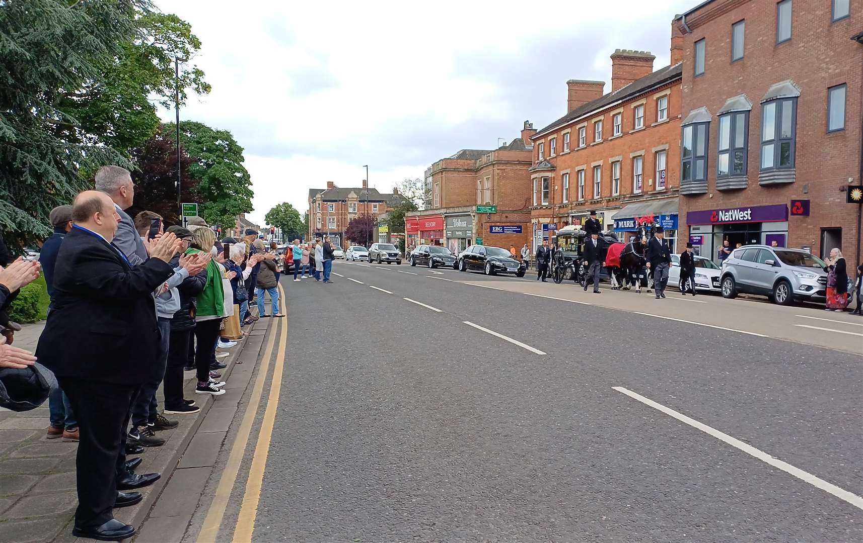 His funeral passed along St Peter's Hill. | Photo: Daniel Jaines