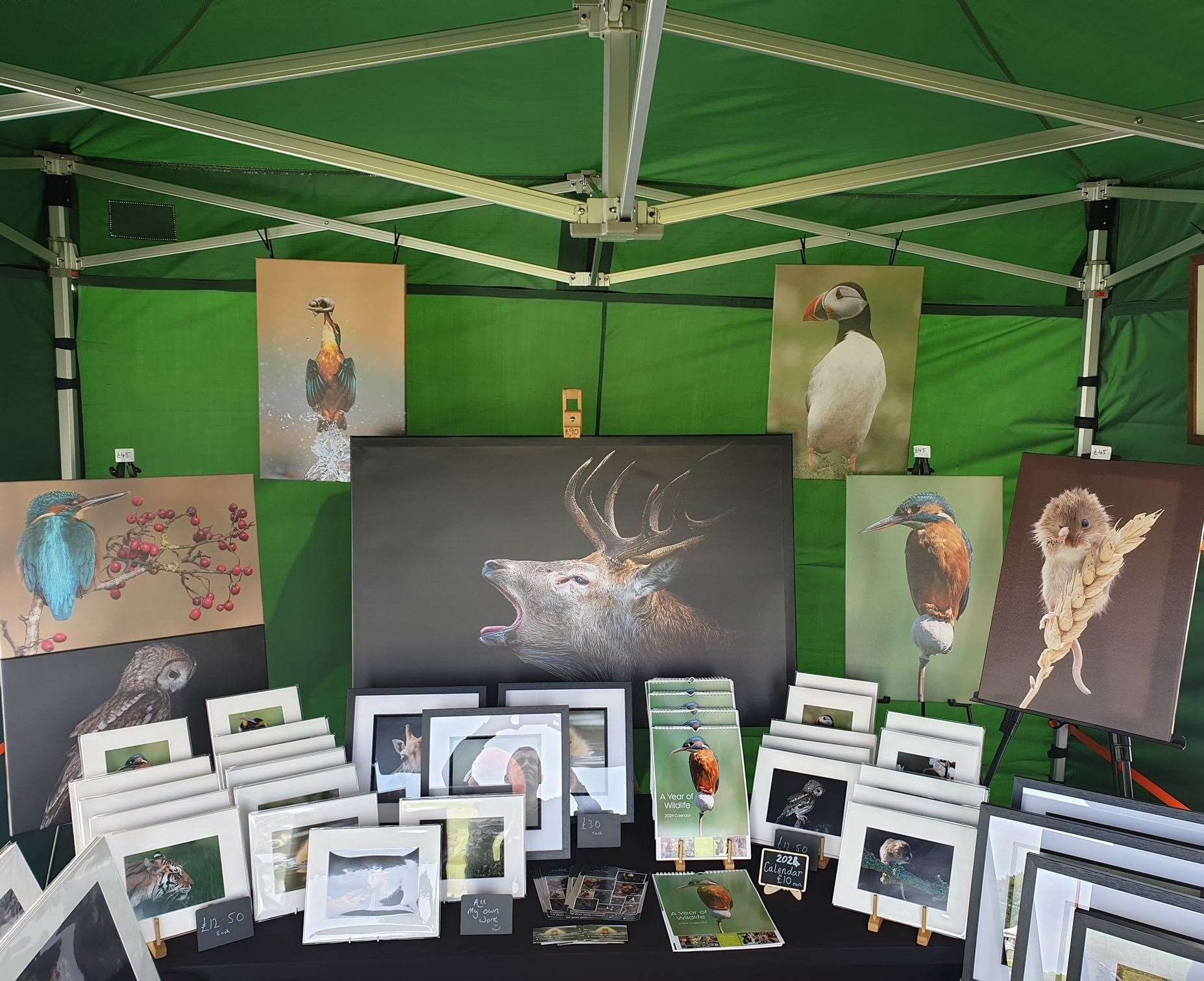 Stall at Fullbeck artisan market