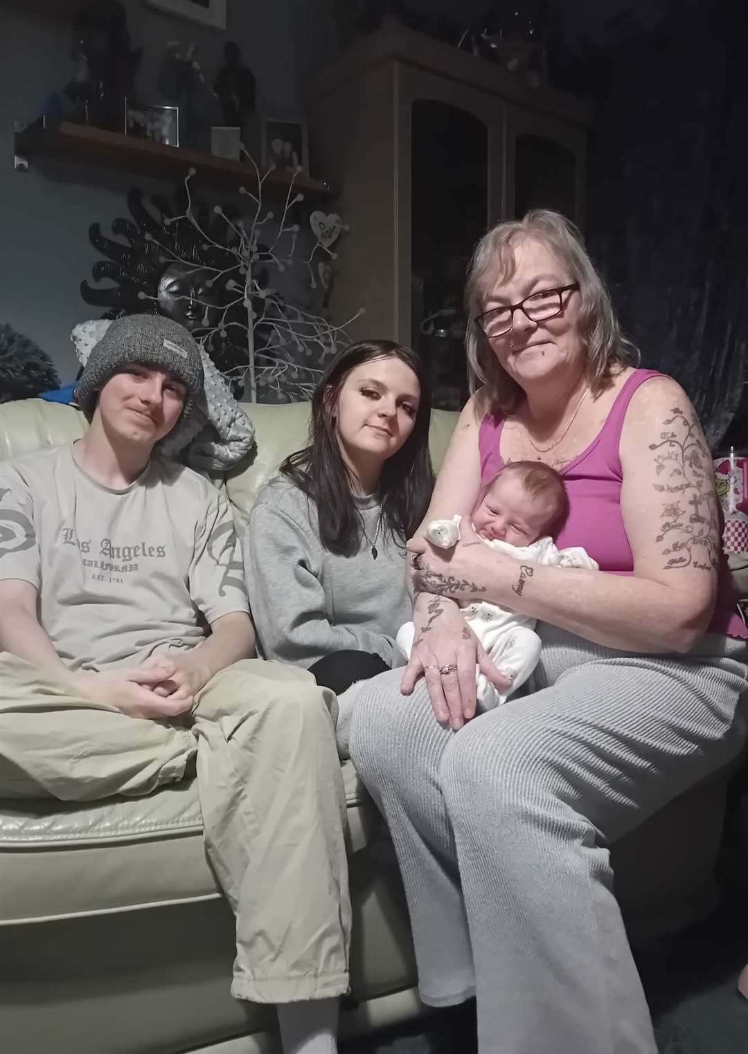 Sam Mason, Mollie Craig-Baxter Tracey Daniel and baby Carmy. PHOTOS: SUBMITTED