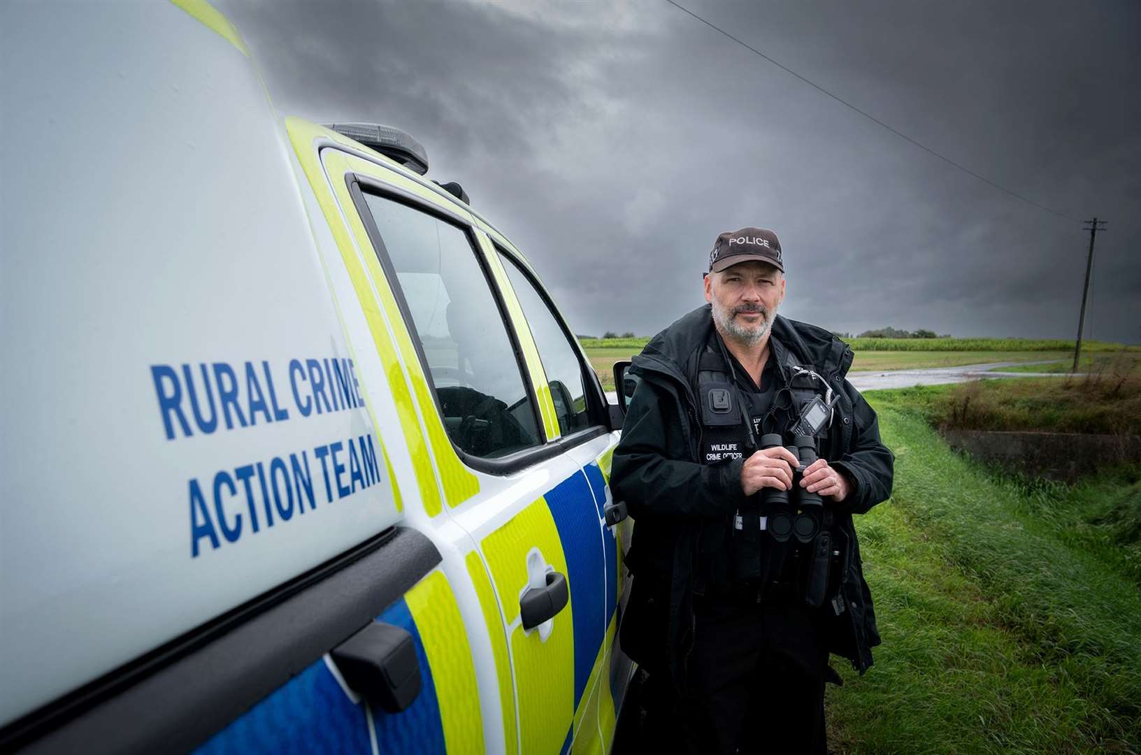 DC Aaron Flint, Wildlife Rural Crime Officer for Lincolnshire Police