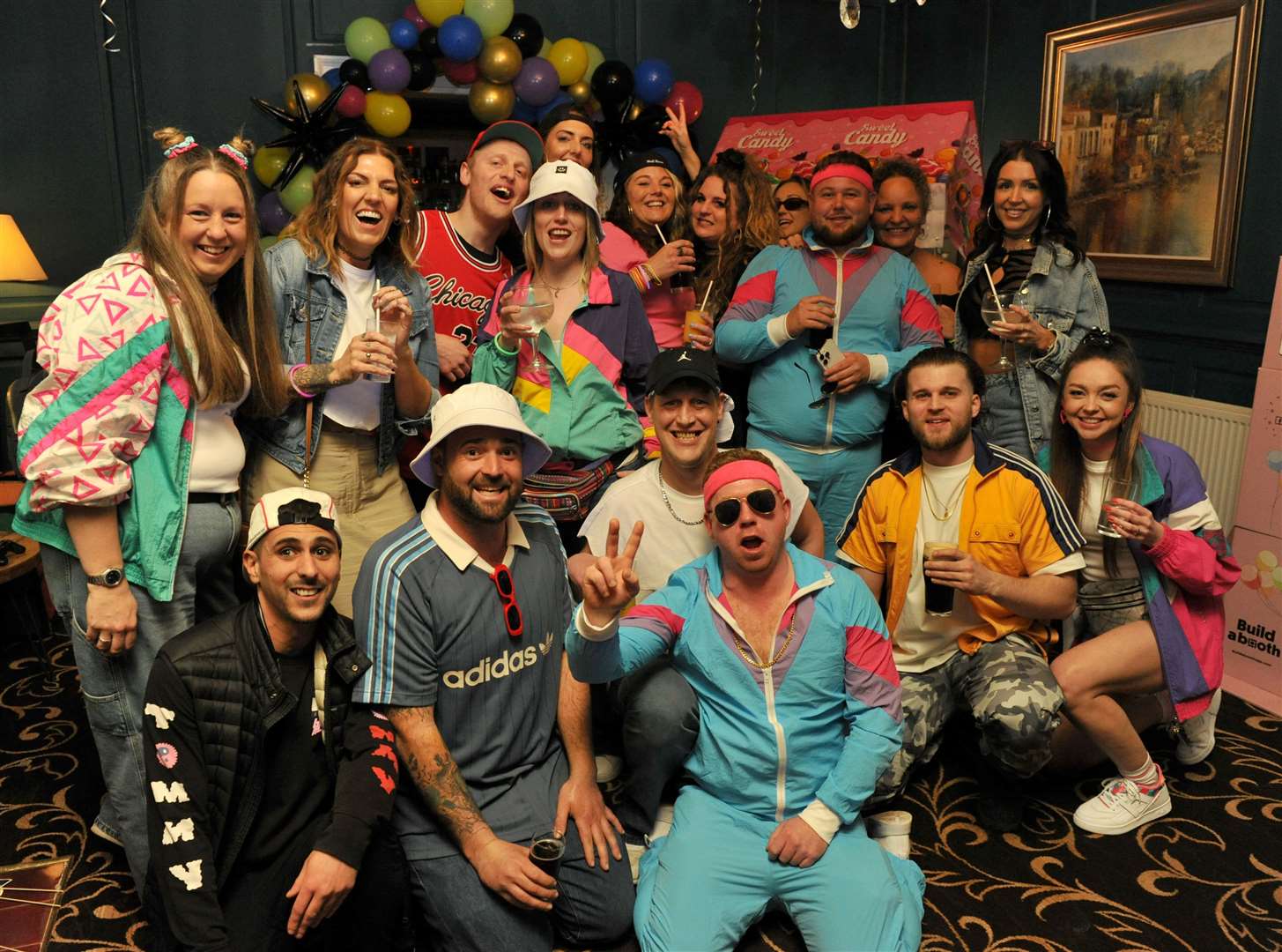 Too cool for the old school! It was all smiles at the retro disco. Photo: Chris Lowndes