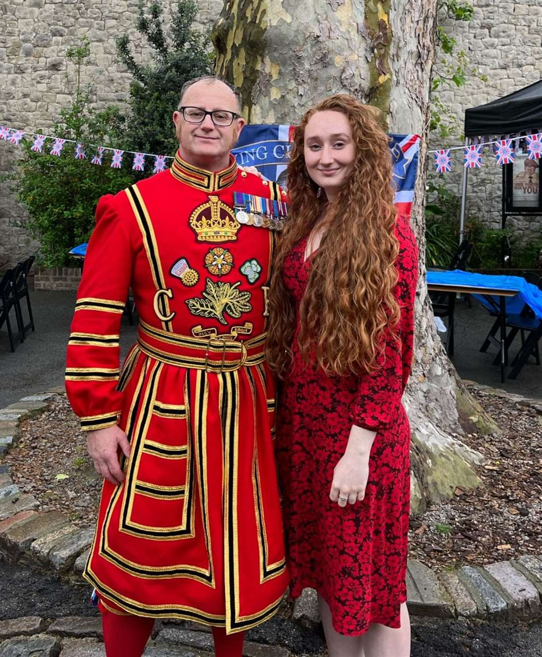 Megan Clawson with dad Chris
