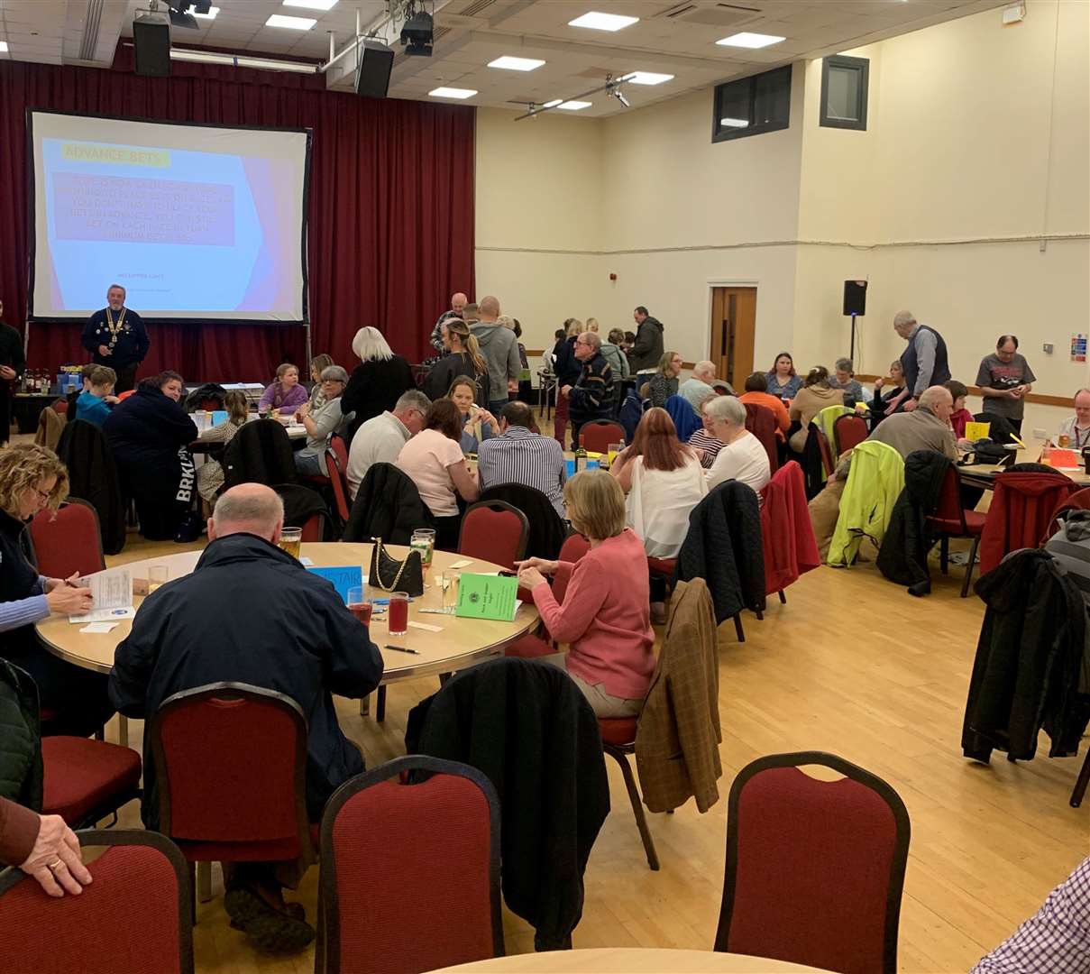 More than 120 people enjoyed the Spalding Lions race night at the South Holland Centre