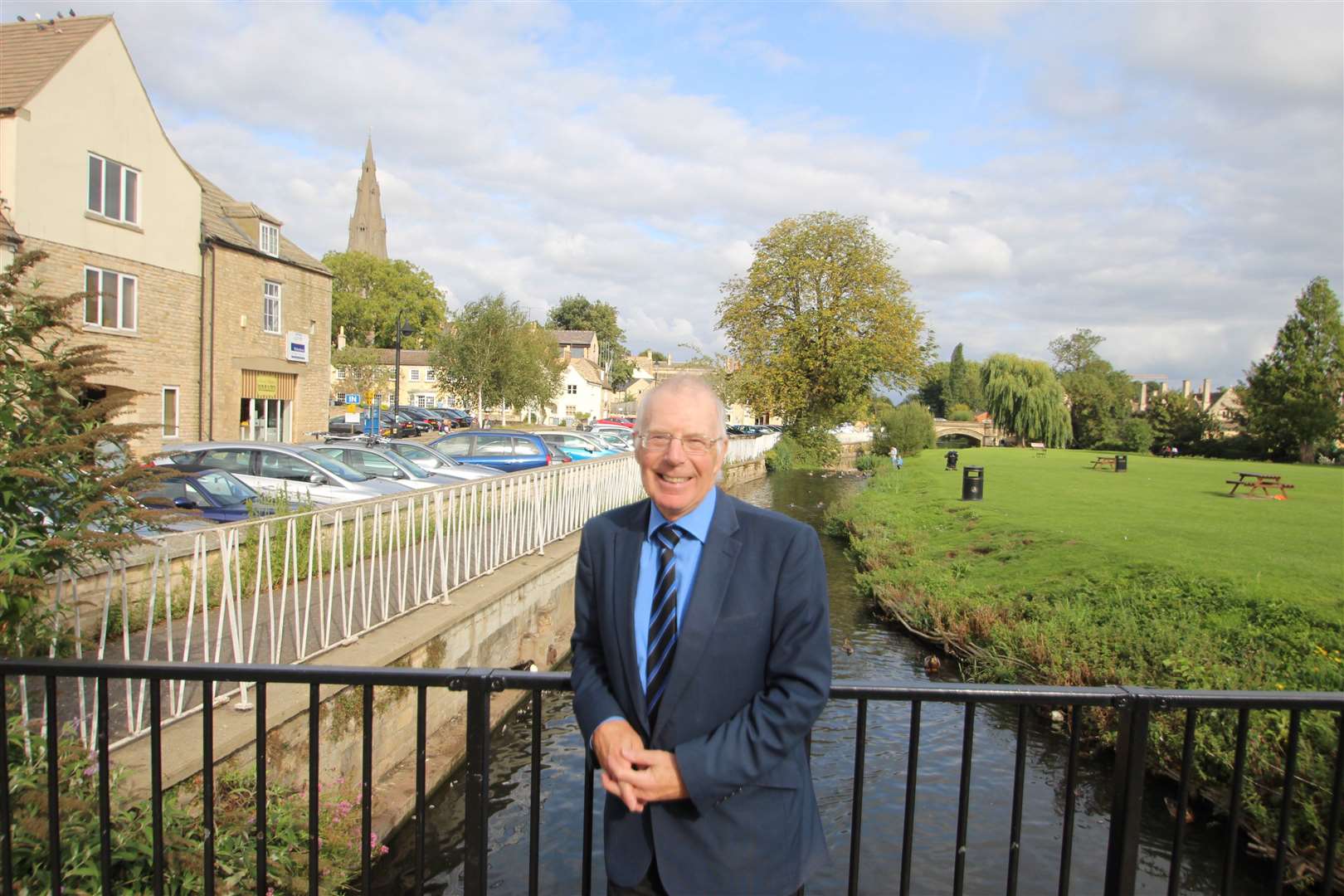 Coun David Brailsford, who spoke of the pavement works