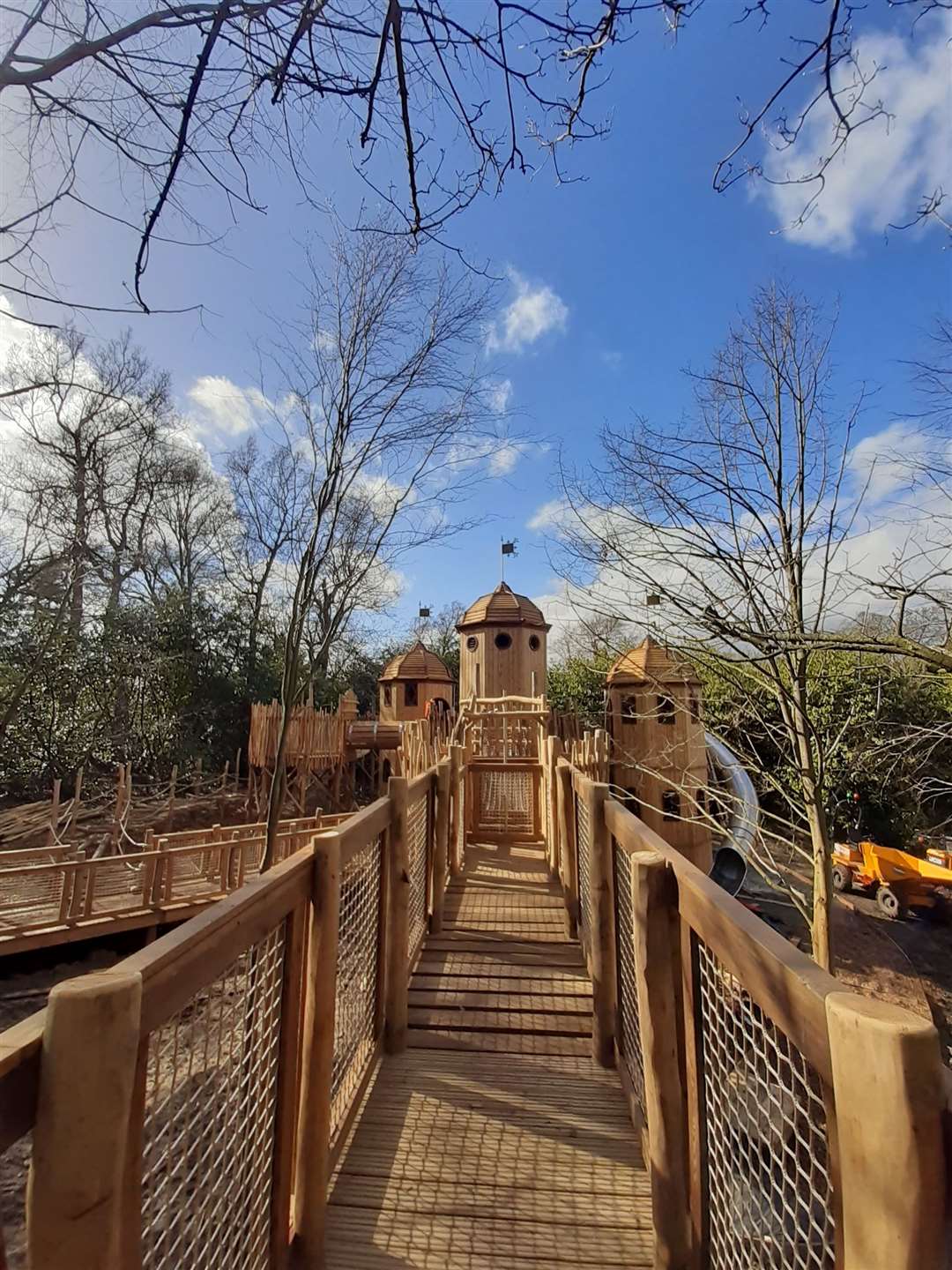 The new Hide and Secrets play area at Burghey House