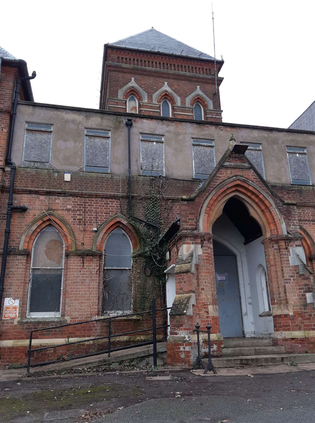 The former Johnson Hospital in Priory Road, Spalding, has been neglected