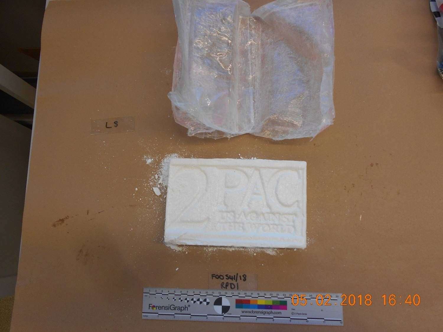 Cocaine seized by police