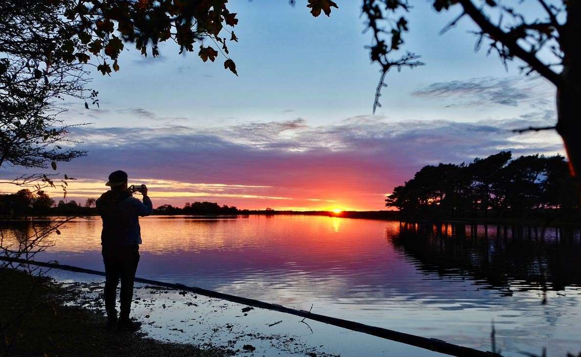 Gordon suggests adding a subject to create a silhouette effect