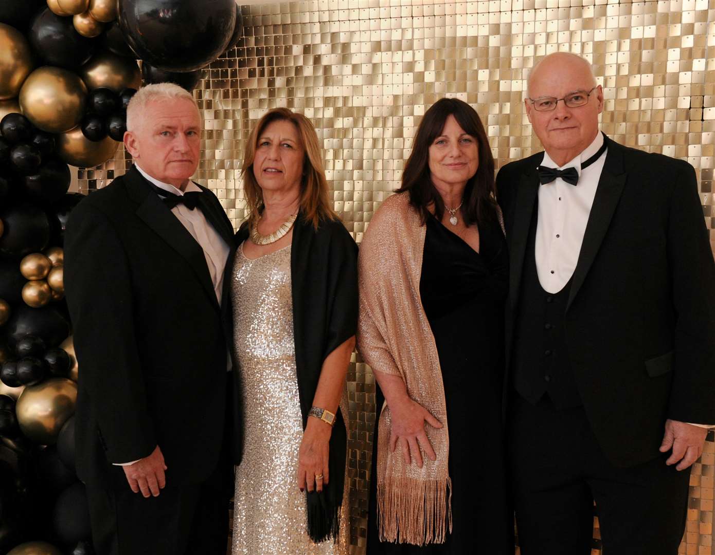 All set for a good night at the ball. Photo: Chris Lowndes