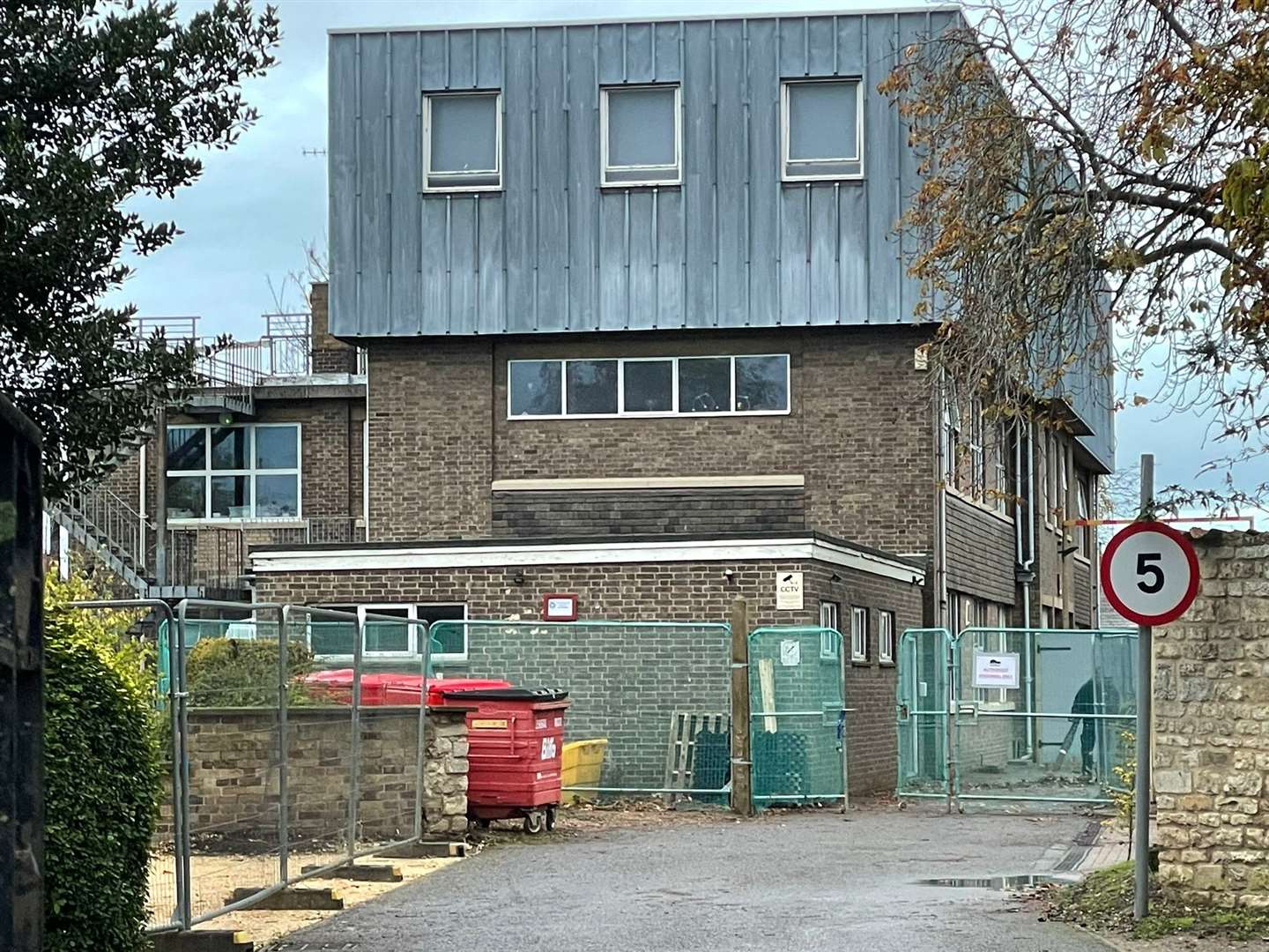 The existing science block