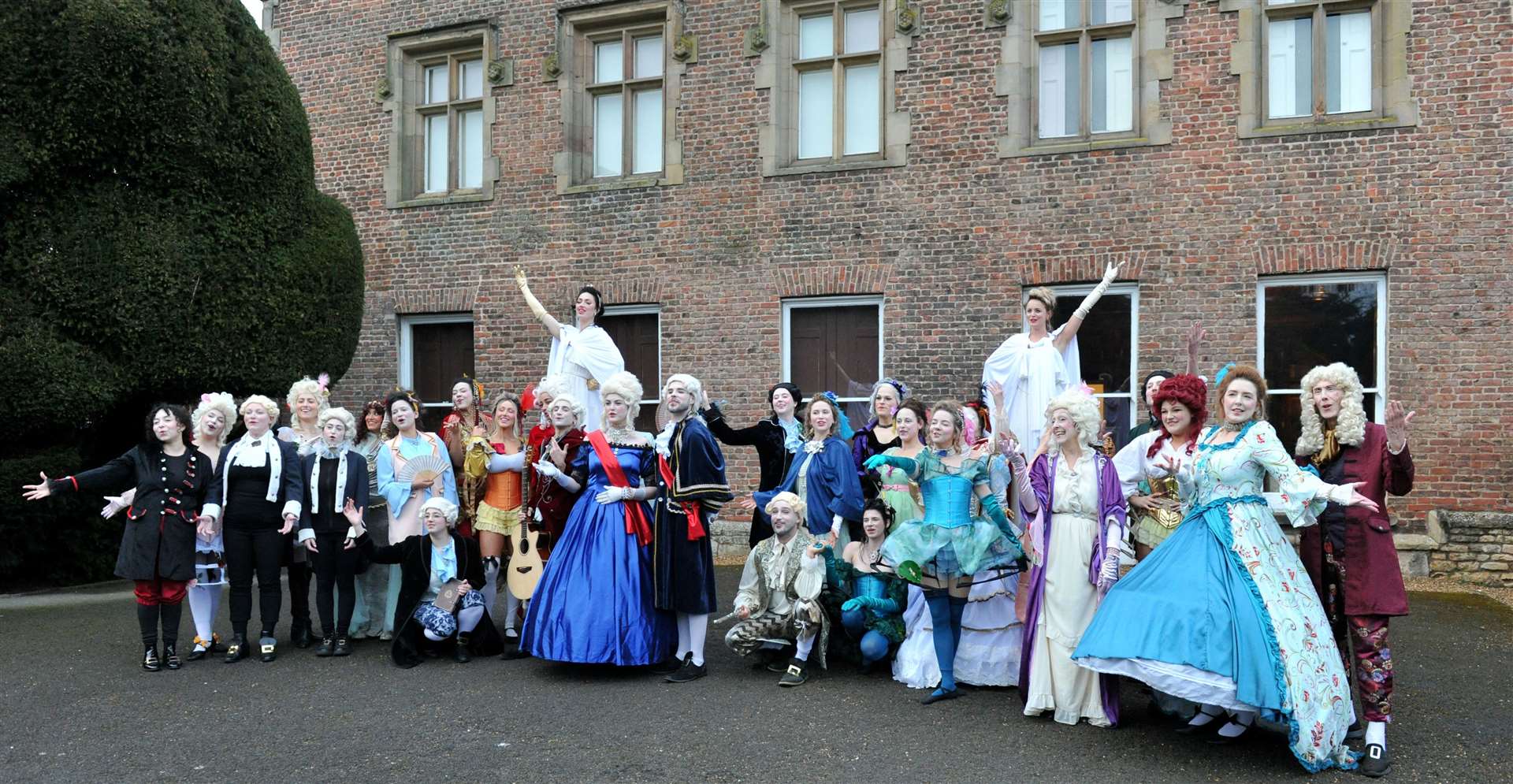 Cast of the Ayscoughfee Enlightenment PHOTO: CHRIS LOWNDES