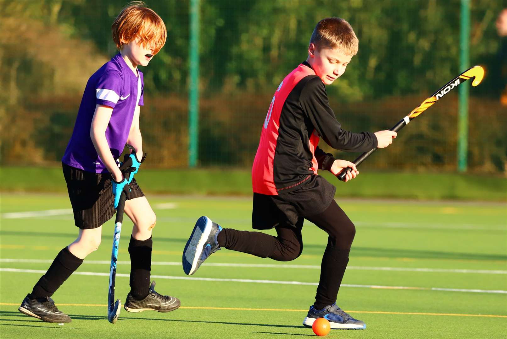 Action from the fourth of five primary school tournaments organised by Spalding Hockey Club. Photo: Nigel Cookson