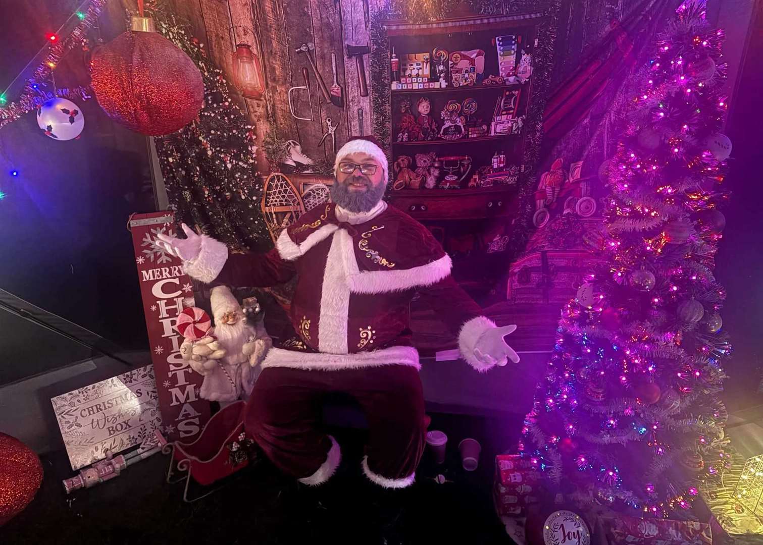 Santa was there on the night