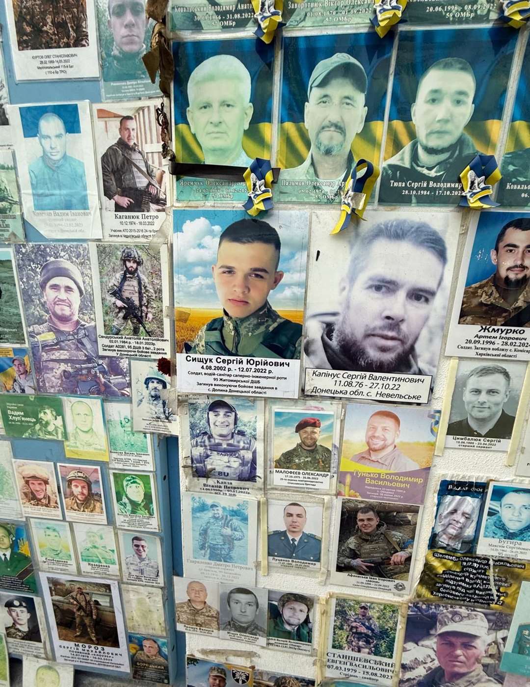 A tribute to Ukrainian soldiers