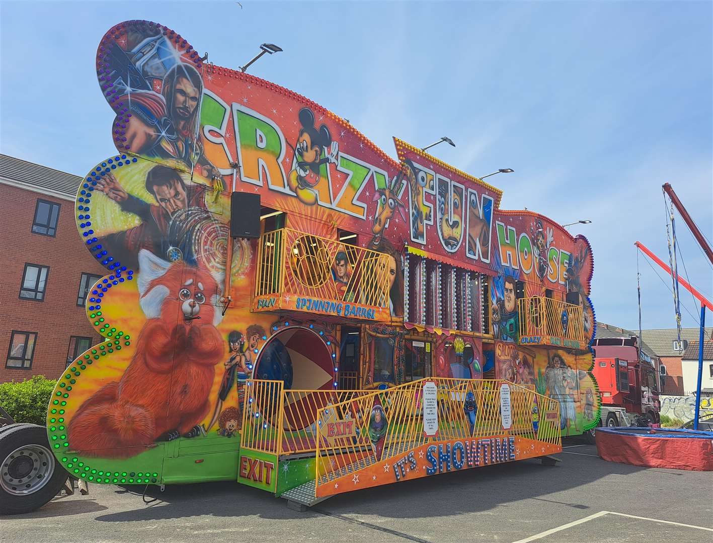 The crazy fun house