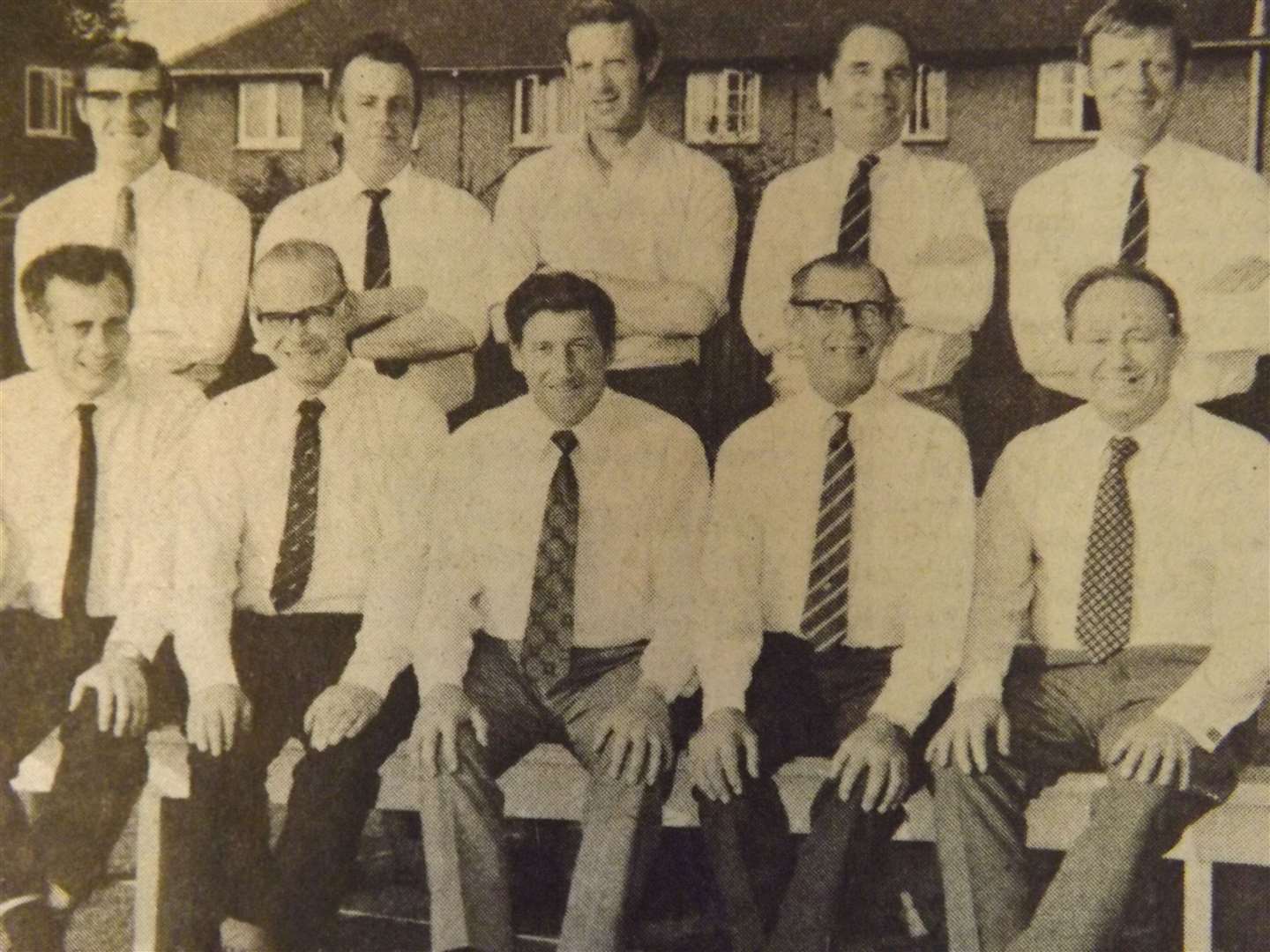 50 years ago: August 24, 1973 – Stamford Bowls League champions, Blackstones B line up for our photographer, Back (from left): E. Mitchell, A. Horton, J. Stafford, E. Wakefield, W. Brooks (captain), Front: N. Buttery, E. Lilley, K. Sismore, J. Bell, and T. Mitton.