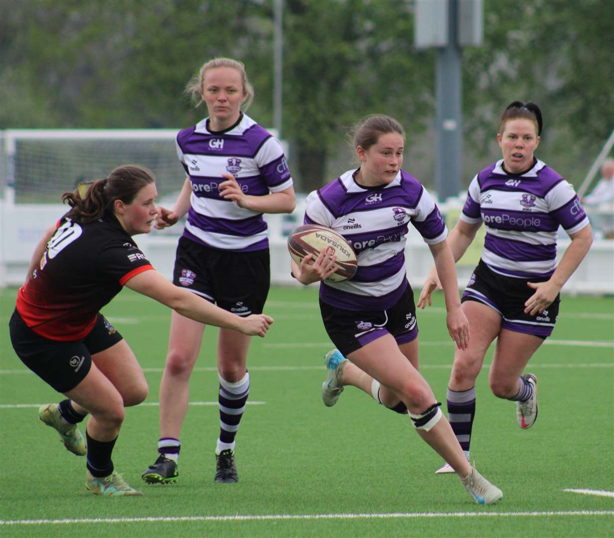 Action from Stamford's cup final with Long Eaton. Photo: Darren Dolby