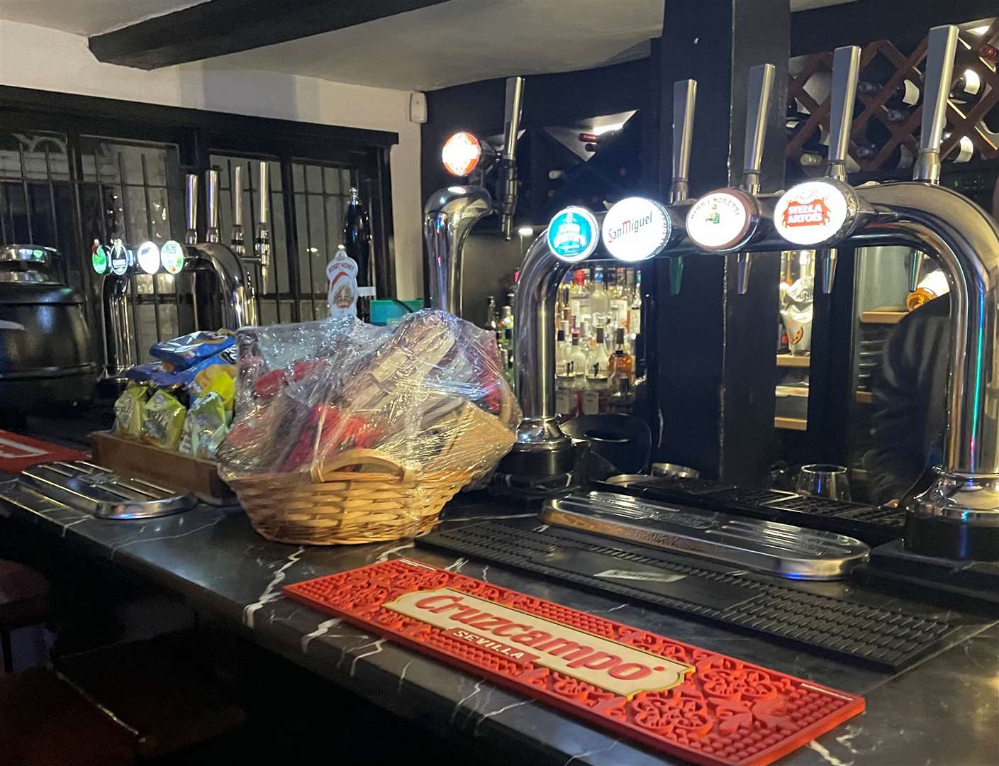 The bar offered a variety of choices