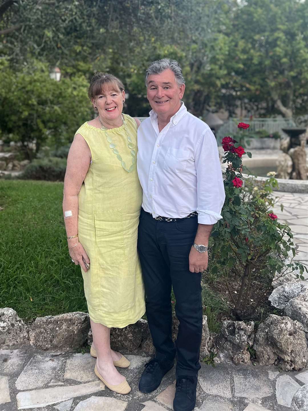 Jonathan and Judy Bloomer, who died in the sinking of the luxury yacht Bayesian off the coast of Sicily (Family handout/PA)