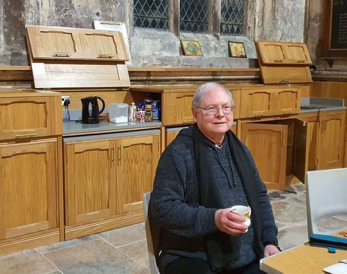 Father Jonathan Sibley is vicar at St Mary's church in Long Sutton