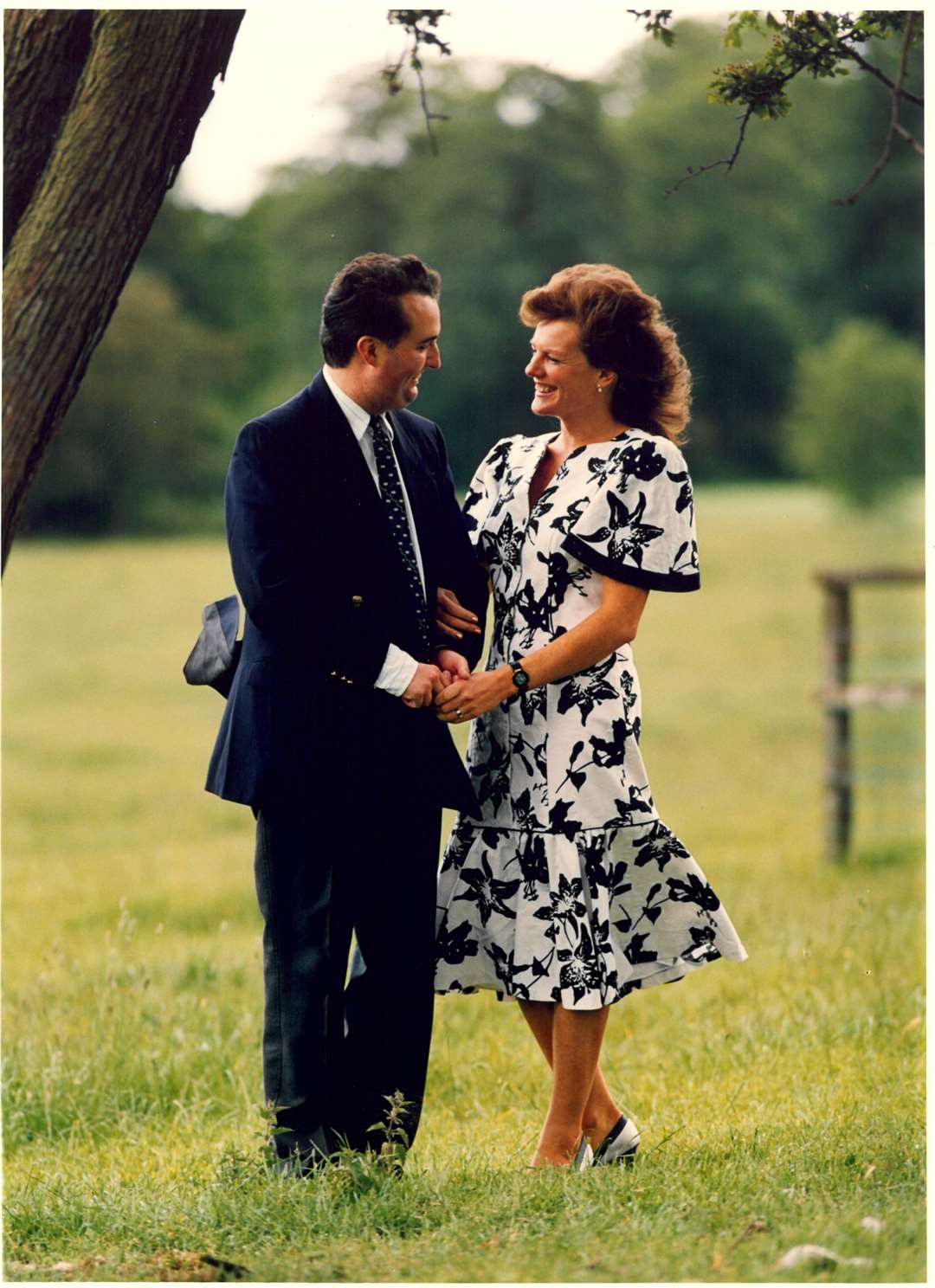 Emma Manners, the Duchess of Rutland with former husband 11th Duke of Rutland, David Manners, a picture featured in the book. Photo courtesy of Midas PR. (59620154)
