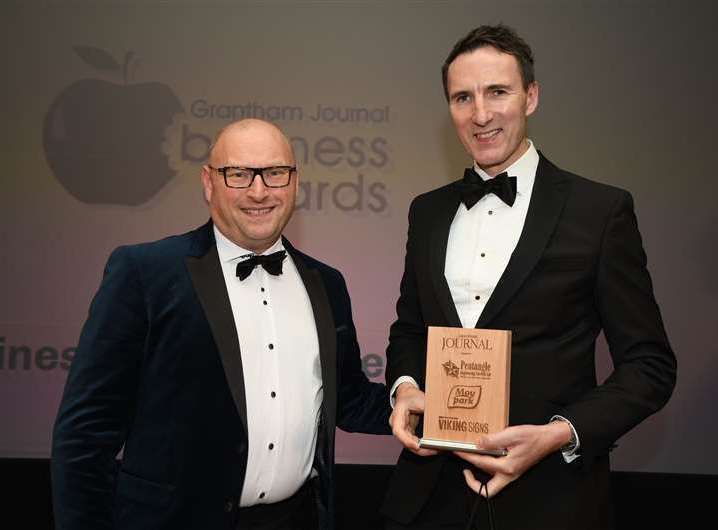 Dean Harrison won Businessperson of the Year at the Journal Business Awards in 2022.