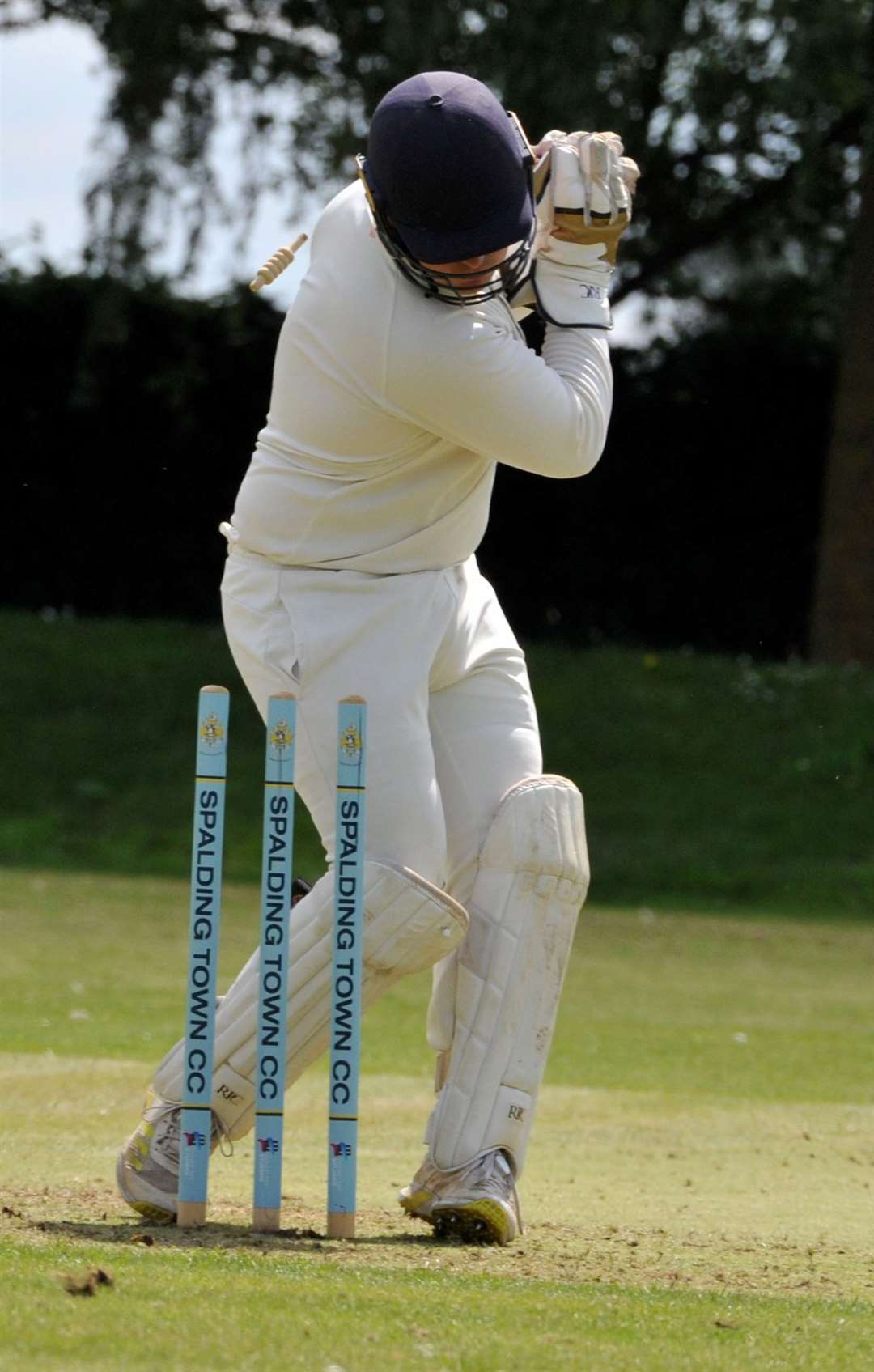 Spalding wicket-keeper Ethan Lawrence. Photo: Chris Lowndes