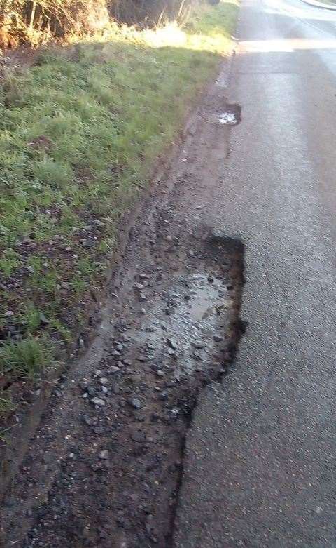 Potholes in South Witham