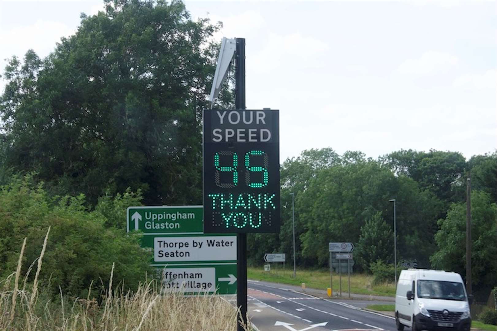 Traffic signs are being replaced across Rutland