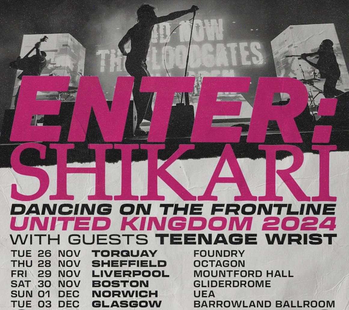 Enter Shikari will perform in Lincolnshire