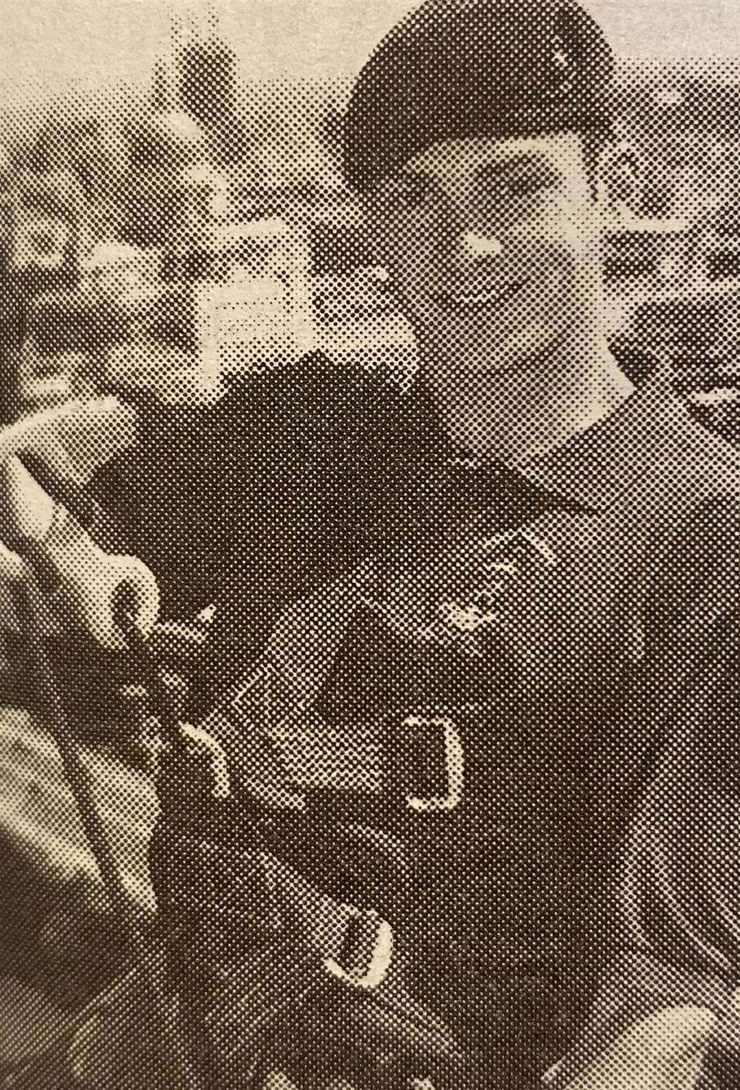 Stamford's abseiling world record breaking Marine Nathan Smith 25 years ago.
