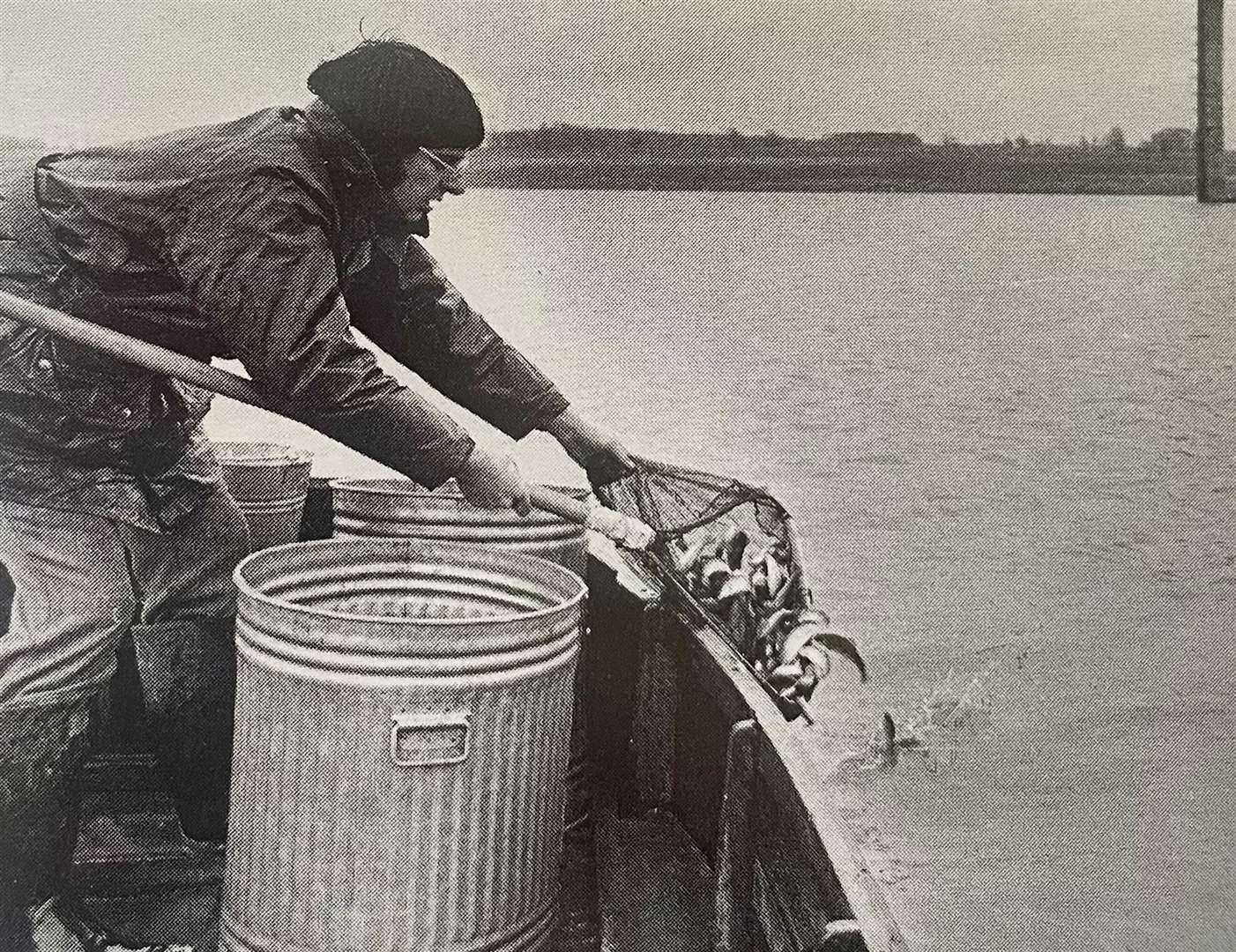 David Moore released the first trout into Rutland Water 50 years ago
